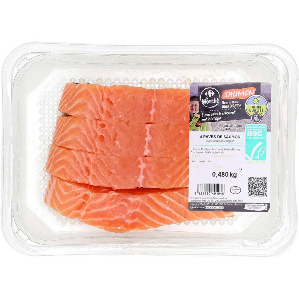 Carrefour Le Marché - Pavés de saumon
