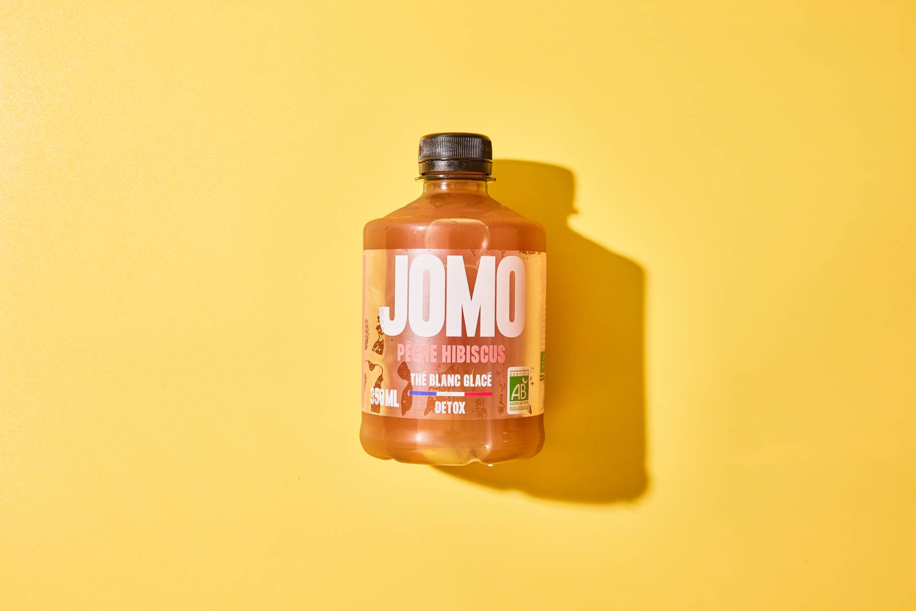 Thé blanc glacé Jomo 100 % BIO - Pêche Hibiscus