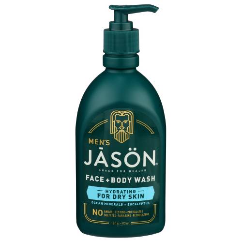 Jason Ocean Minerals + Eucalyptus Hydrating 2 In 1 Face & Body Wash