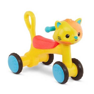 B. play Riding Buddy Cat Ride-On Toy