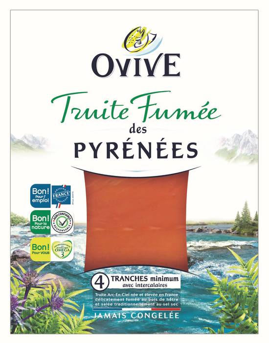 Ovive - Truite fumée des pyrénées (4 pièces)