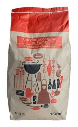 SACO CARVAO ECOLOGICO 15DM3 S/ FUMO