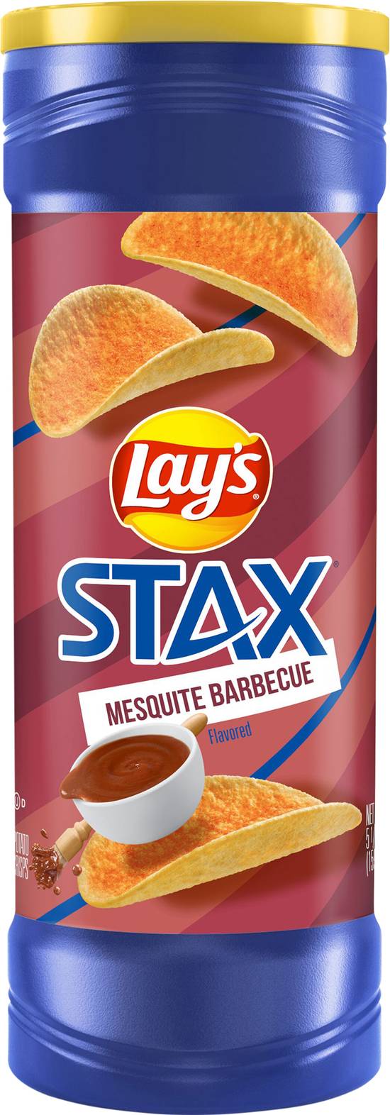 Lay's Stax Mesquite Barbecue Flavored Potato Chips