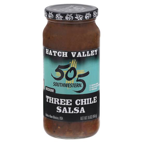 505 Southwestern Hatch Valley Medium Three Chile Salsa (16 oz)