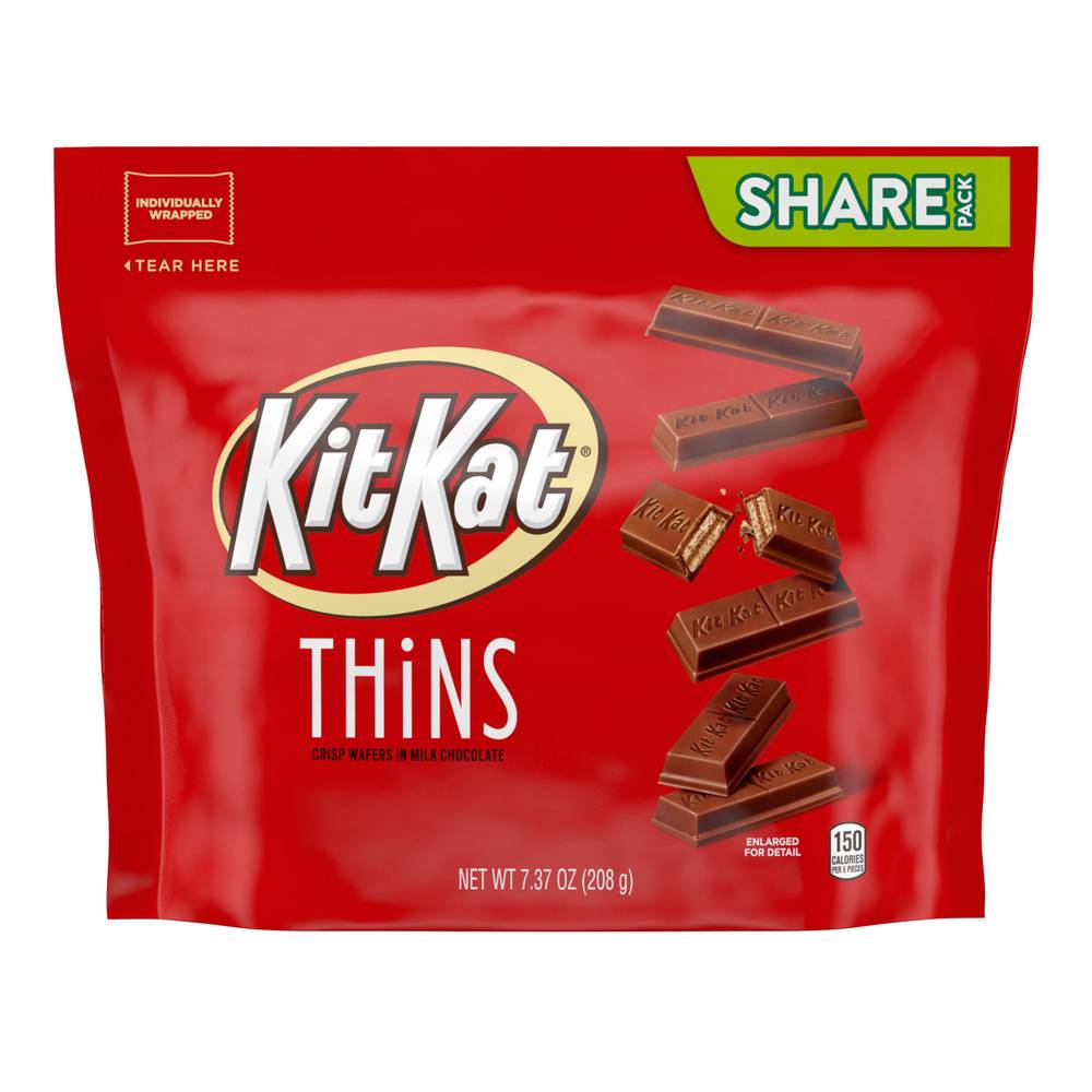 KitKat Thins Crisp Wafer Covered With Chocolate (milk chocolate)