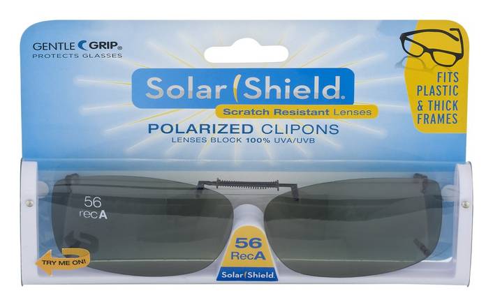 Solar Shield Polarized Clipons Reca (1 ct)