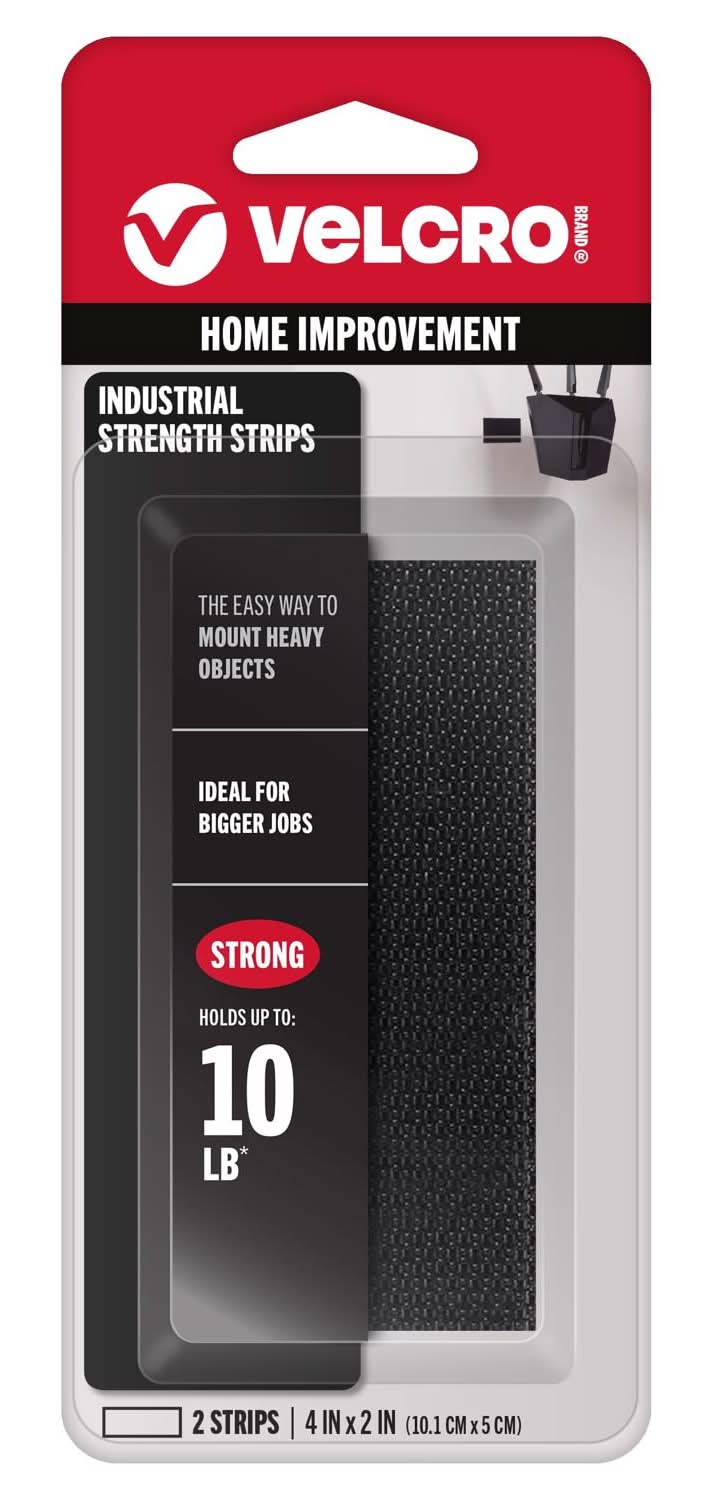 Velcro Brand Industrial Strength Small Nylon Hook And Loop Fastener 4 In. L 2 Pk