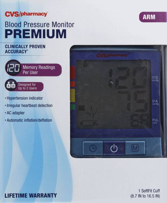 CVS Health Series 600 Upper Arm Blood Pressure Monitor