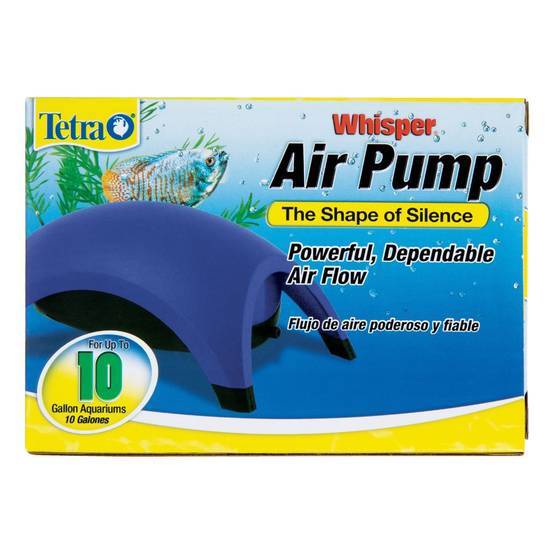 Tetra Whisper Aquarium Air Pump For 10 Gallon Aquariums