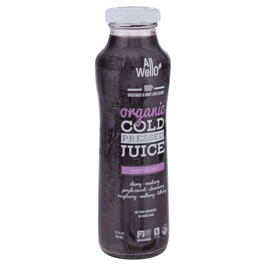 Order Allwello Organic Juice Berry Delight (11.1 oz) food online from Rite Aid store, Shawnee on bringmethat.com