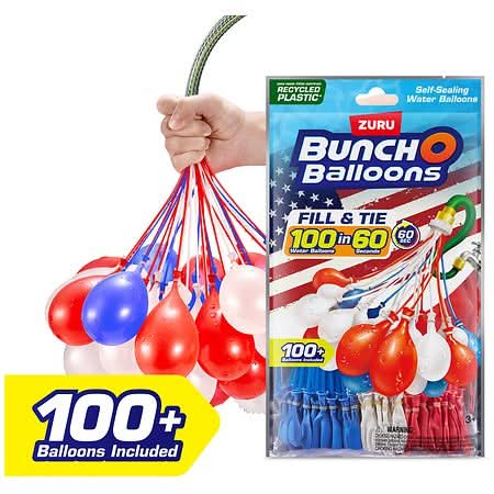 ZURU Bunch O Self Sealing Water Balloons (100 ct)