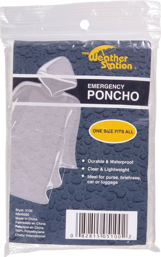 The Weather Station Emergency Poncho