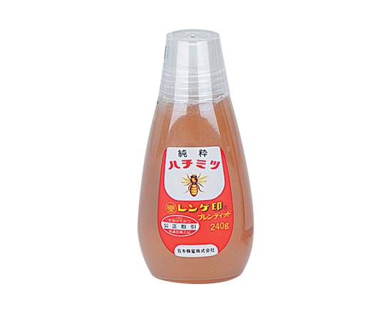 【嗜好品】日本蜂蜜 レンゲ印 純粋はちみつ