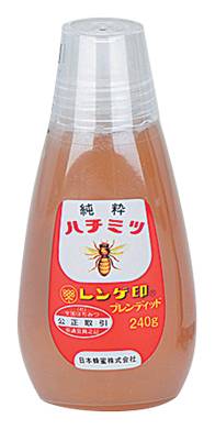 日本蜂蜜 レンゲ印 純粋はちみつ