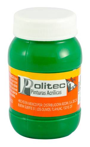 Politec · Pintura acrílica, verde claro 312 (100 ml)