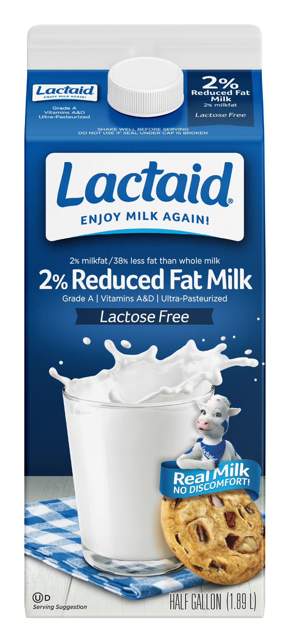 Lactaid Lactose Free 2% Reduced Fat Milk (1.89 L)