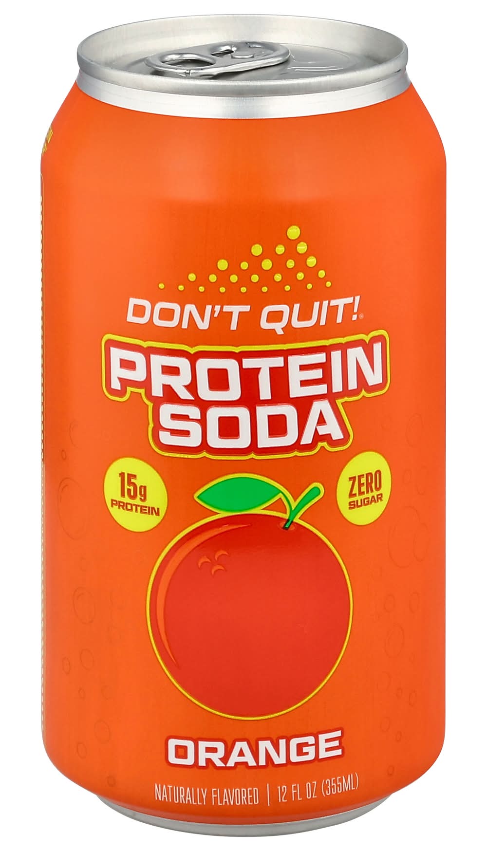 Don't Quit Protein Soda, Orange (12 fl oz)