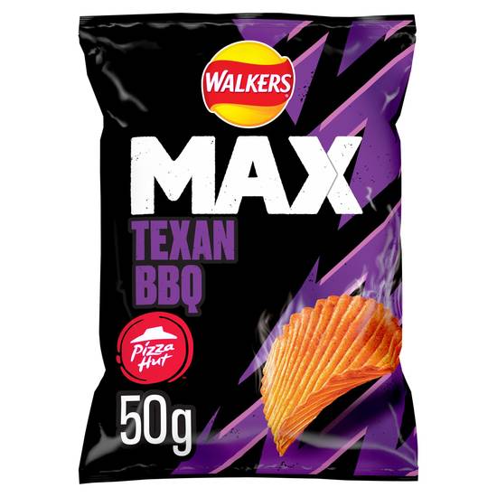 Walkers Max Pizza Hut Texan BBQ Grab Bag Crisps 50g