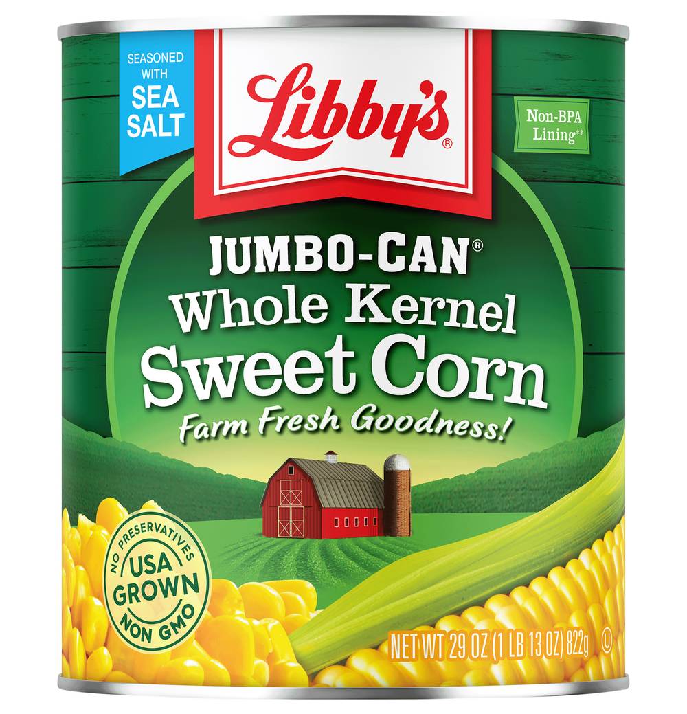 Libby's Jumbo-Can Whole Kernel Sweet Corn (29 oz)