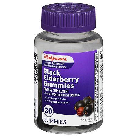 Walgreens Black Elderberry Gummies (30 ct)