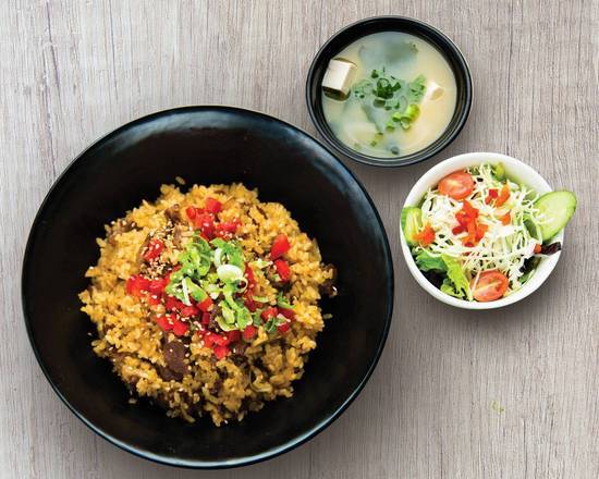 Beef Sukiyaki Fried Rice Bowl