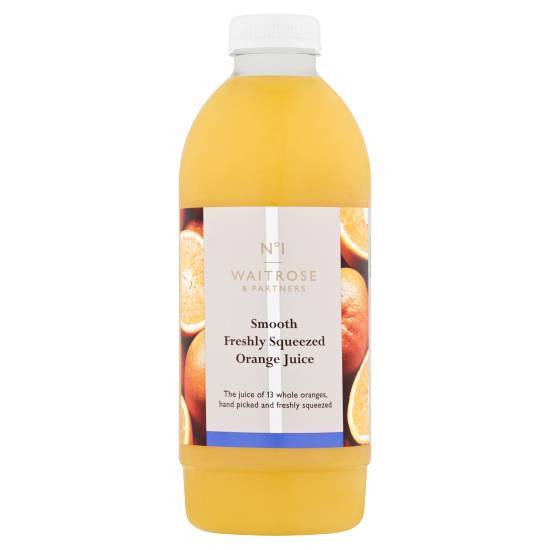 No.1 Waitrose & Partners Orange, Smooth Freshly Squeezed Juice (1L)