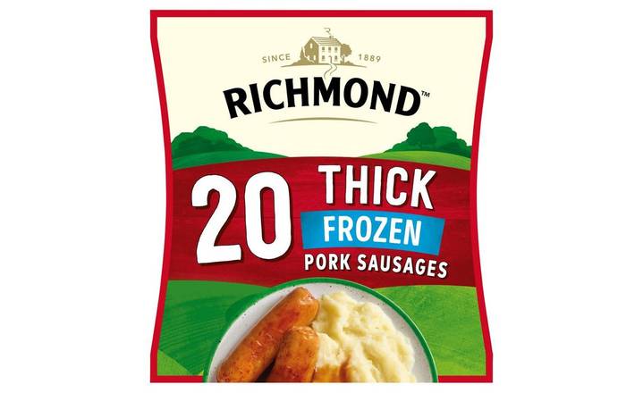 Richmond Thick Frozen Pork Sausages 20 pack (406784)