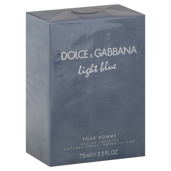 Dolce & Gabbana Light Blue Pour Homme Eau De Toilette Natural Spray