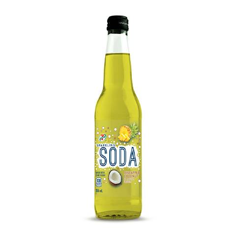 7-Select Sparkling Soda Pineapple Coconut
