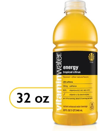 Glaceau Vitamin Water Energy - Tropical Citrus 32 oz Bottle