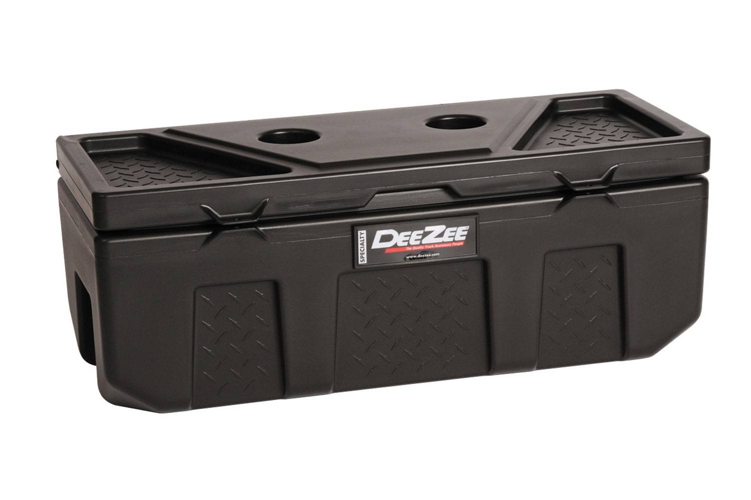 DEE ZEE 36-in x 14-in x 13-in Black Plastic Chest Truck Tool Box | DZ6535P