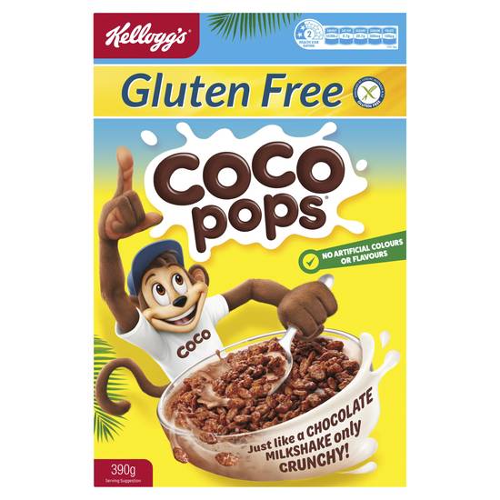 Kellogg's Coco Pops Gluten Free Breakfast Cereal 390g