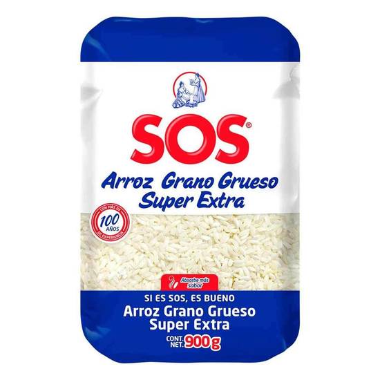 ARROZ GRANO GRUESO SOS 900 GR