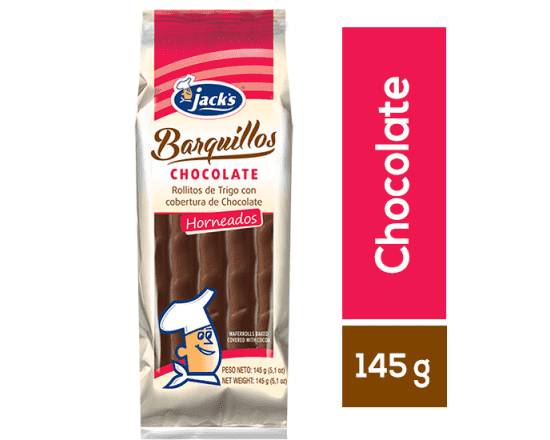 Barquillos Jacks Chocolate Paquete 149 g