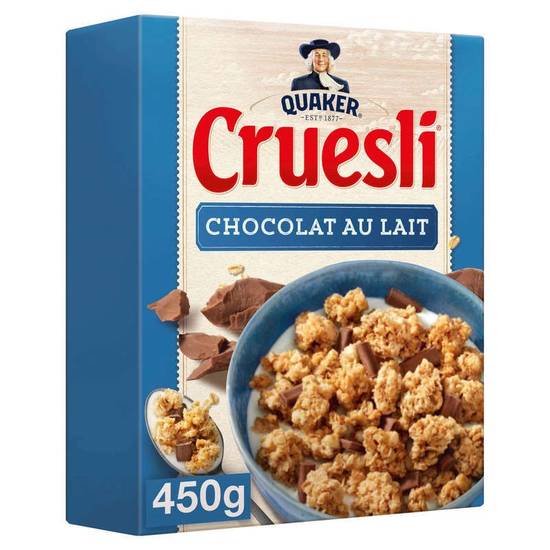 Cruesli - Céréales chocolat au lait 450g Quaker