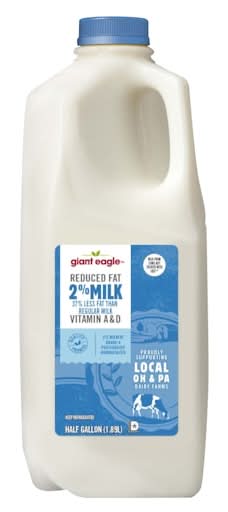 Giant Eagle 2% Reduced Fat Milk (0.5 gal)