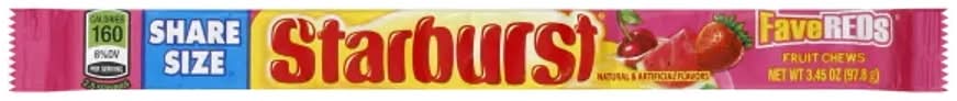 Starburst FaveReds Fruit Chews Share Size Candy