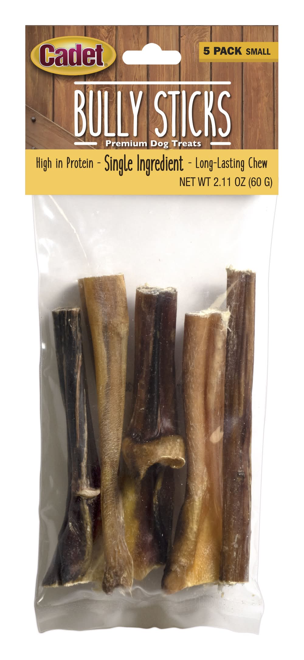 Cadet Small Bully Sticks Small (2.11 oz, 5 ct)