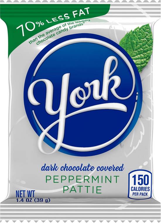 York Candy Pattie ( peppermint-dark chocolate)