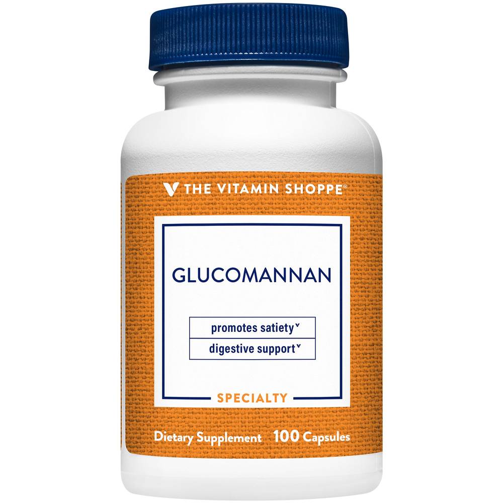 The Vitamin Shoppe Glucomannan Speciality Dietary Capsules (100 ct)