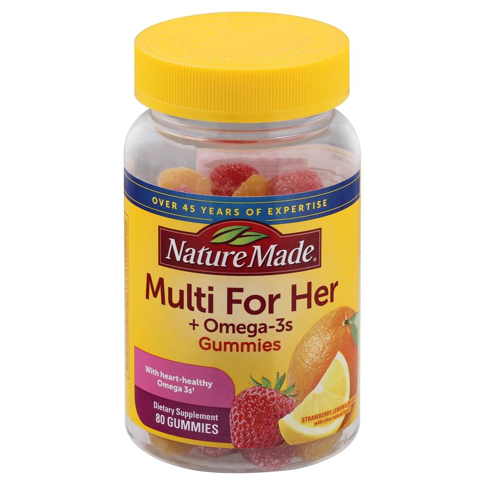 Nature Made Multi For Her Omega-3S Gummies (80 ct)