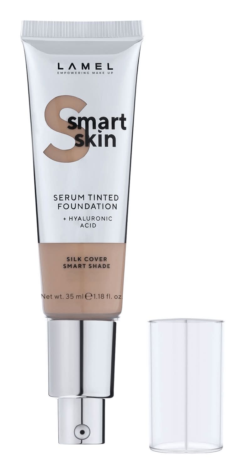 Lamel Smart Skin Serum Tinted Foundation, Sand 403 (1.18 fl oz)