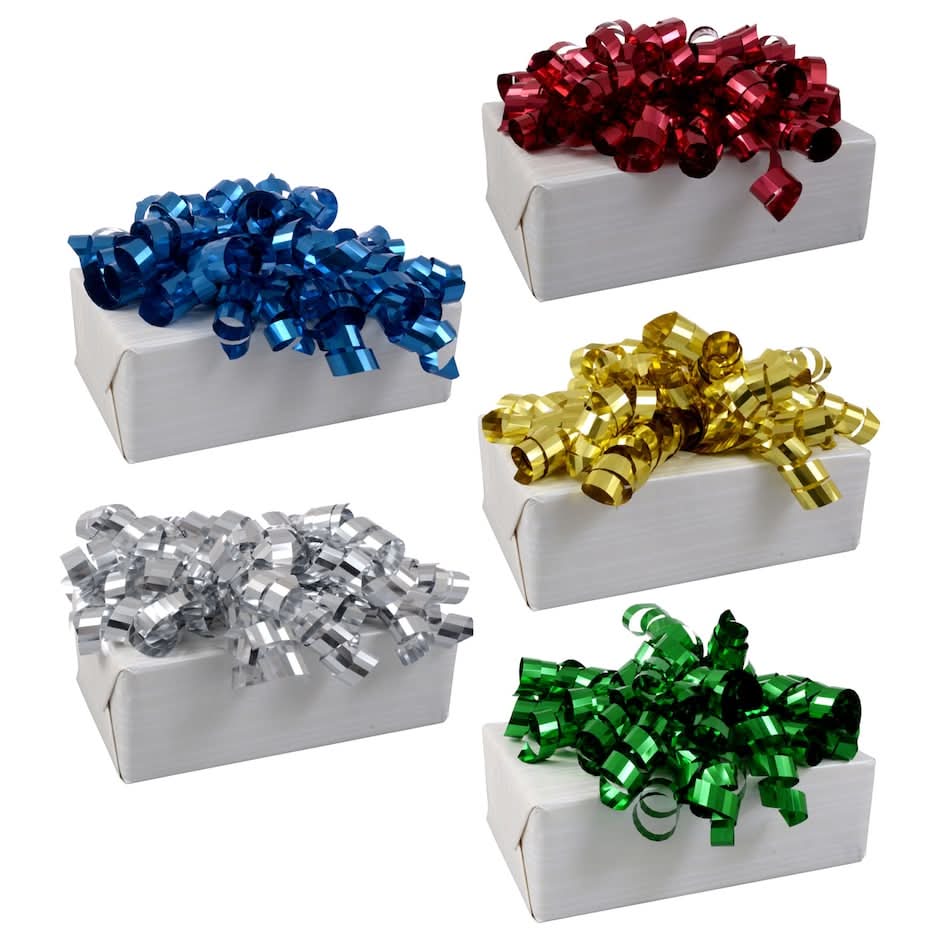 Voilà Jumbo Metallic Curly Gift Bows, 2-ct. Pack