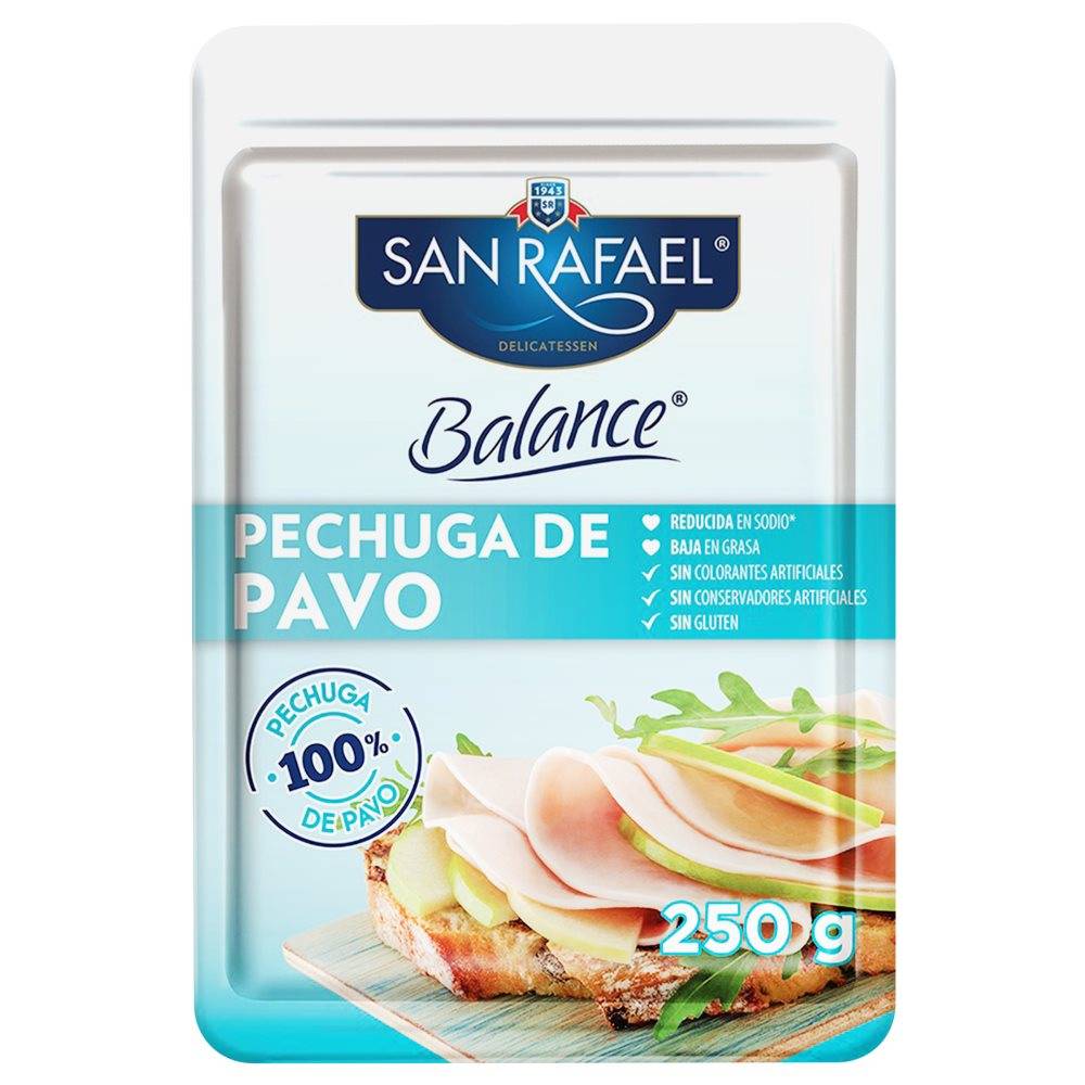 San rafael pechuga de pavo balance (250 g)