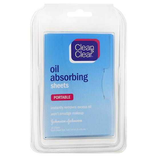 Clean & Clear Portable Oil Absorbing Facial Sheets