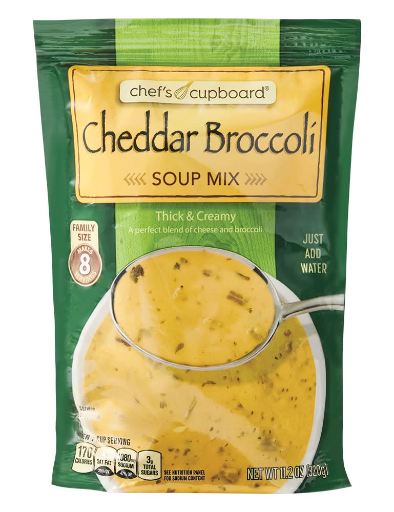 Chef's Cupboard Thick & Creamy Soup Mix, Cheddar Broccoli (11.2 oz)