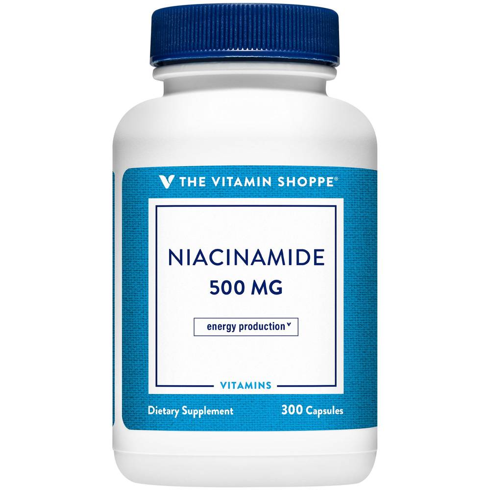 Niacinamide - Energy Production - 500 Mg (300 Capsules)