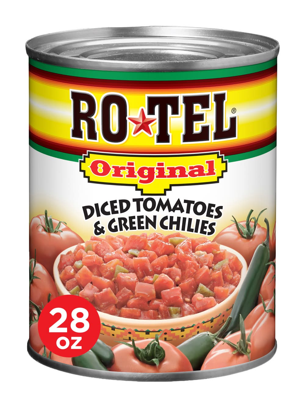 Ro-Tel Original Diced Tomatoes & Green Chilies (28 oz)