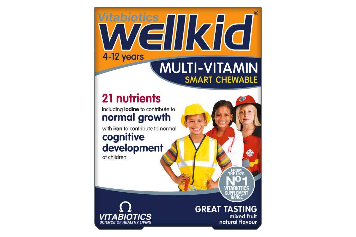 Vitabiotics WellKid Multi-Vitamin Smart Chewable 4-12 Years - 30 Chewable Tablets