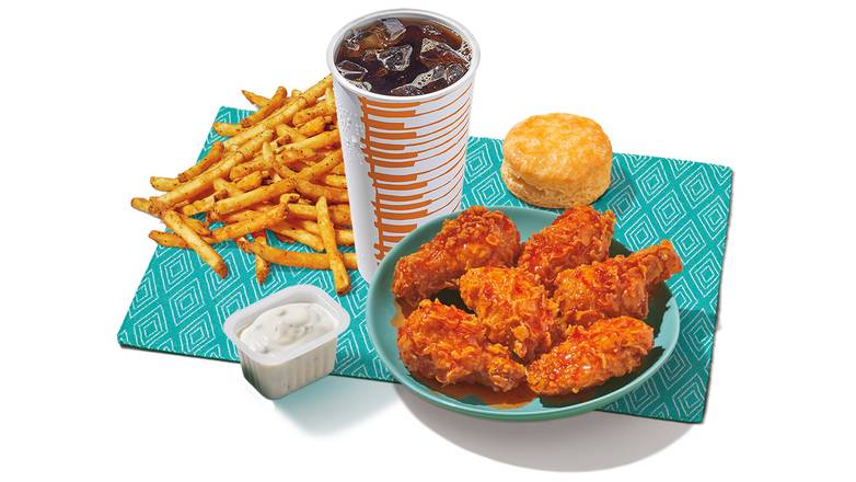 Sweet N Spicy Wings Combo (6 Pieces)